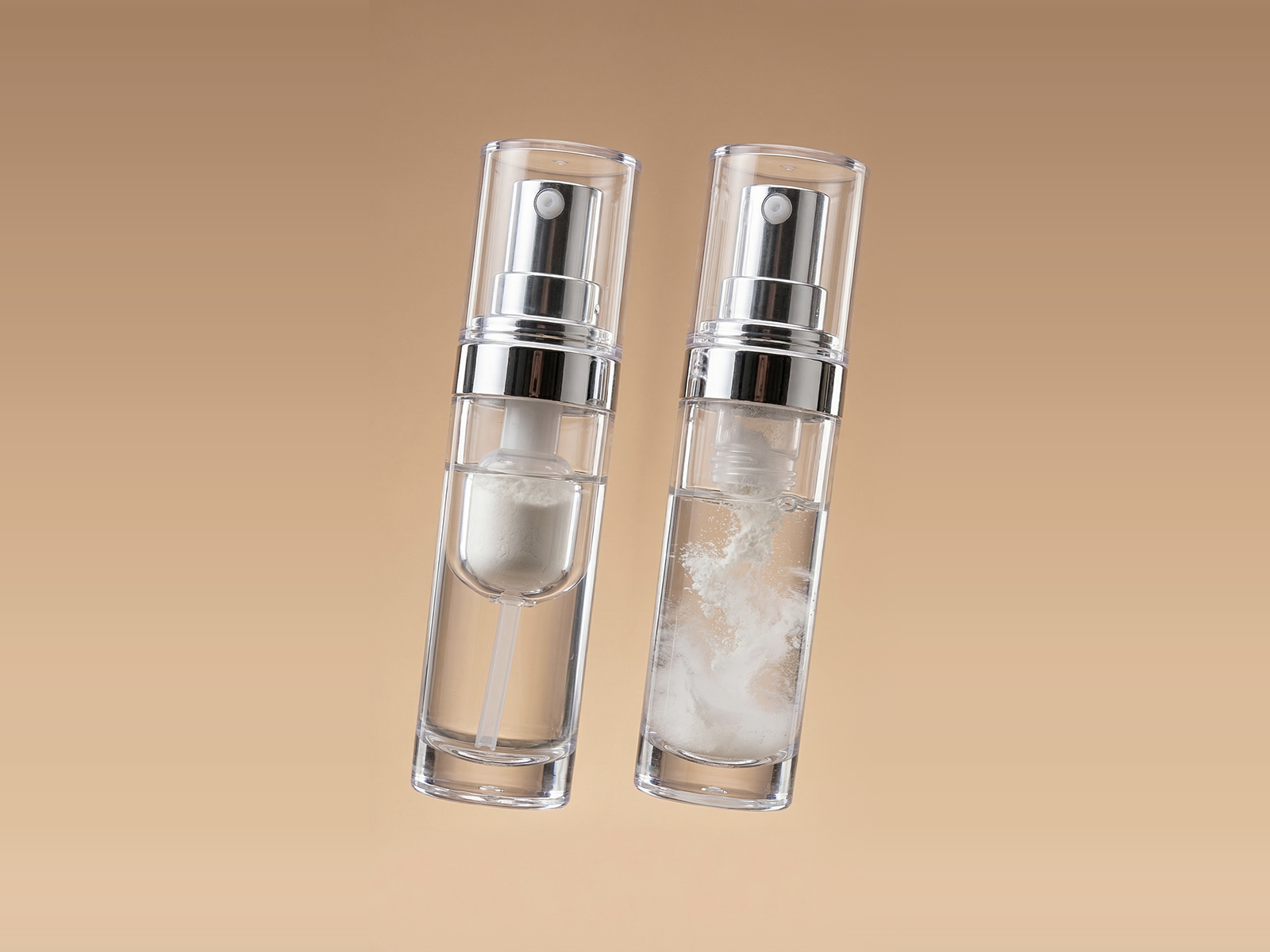 Pokoi dual-chamber serum bottles