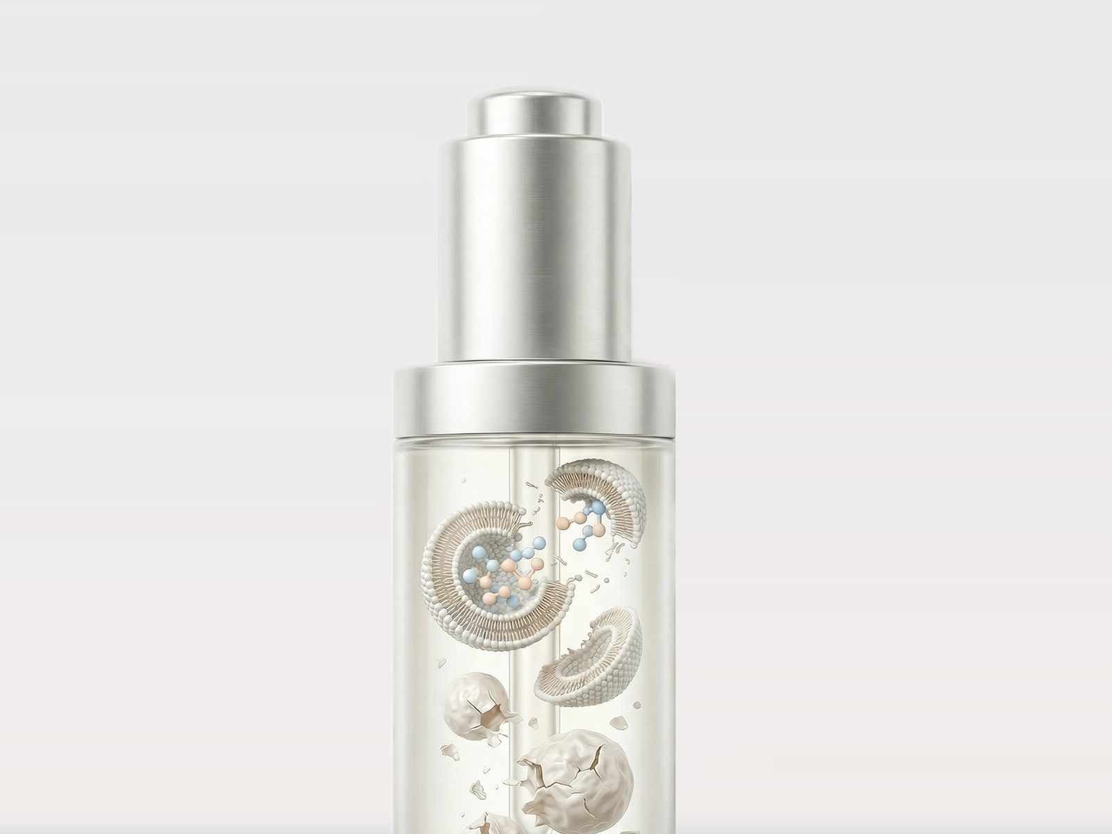 Serum with unstable, degrading active ingredients